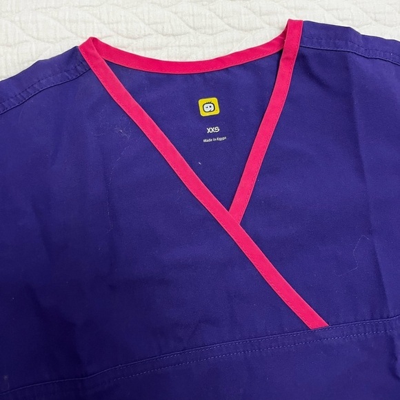 CROCS purple scrub top - Picture 3 of 3